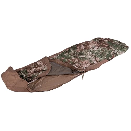 Mil-Tec Trilaminate Cubierta táctil impermeable ligera y transpirable para saco de dormir, con cierre de cremallera | Adecuada para varios sacos de dormir miniatura 2