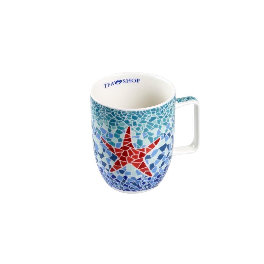 TEA SHOP - Taza Harmony Estrella - (solo taza) - Taza de porcelana con diseño inspirado en Gaudí