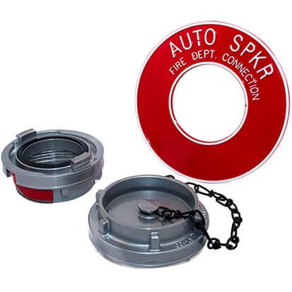 4" x 4" FNPT Storz Kit w/Cap & Wall Plate (UL)