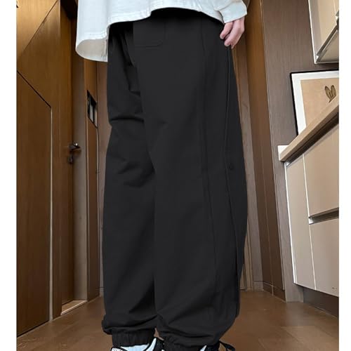 Baggy Joggers Sweatpants Lightweight Drawstring Elastic Waist Harem Cargo Pants Casual Loose Outdoor Hiking Trousers3