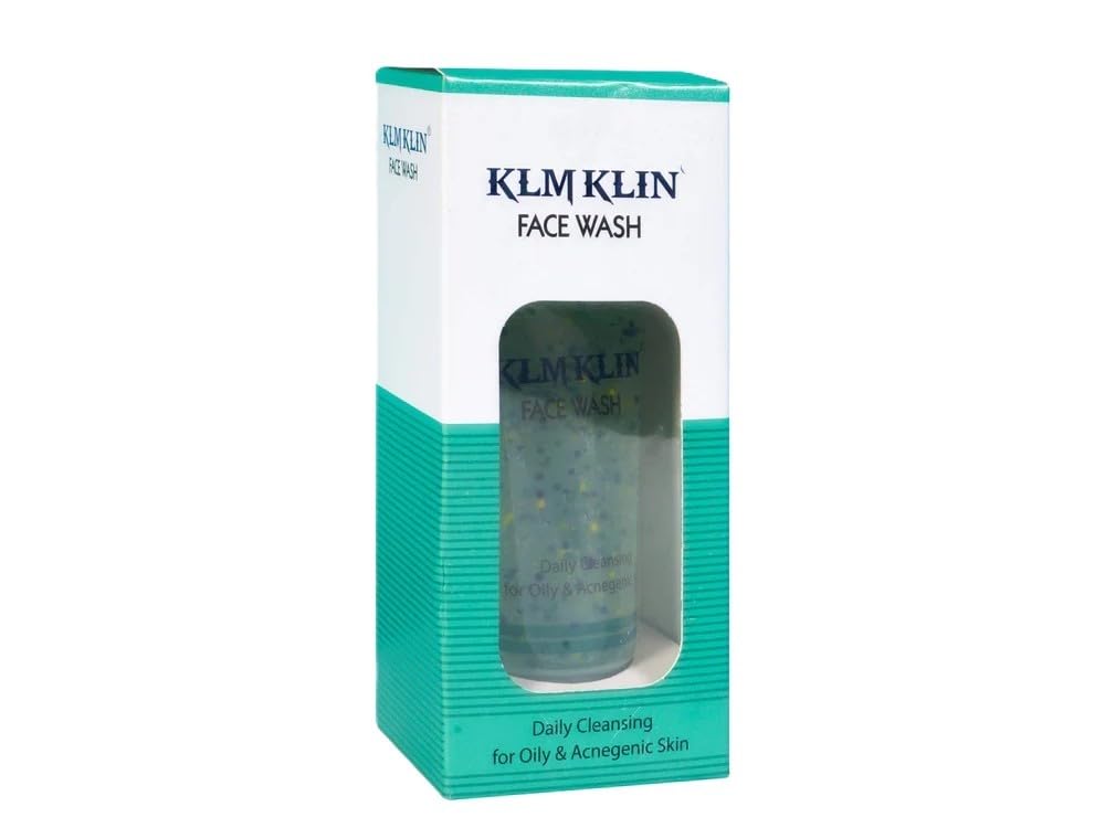 KLM KLIN Face Wash, Daily Cleansing for Oily & Acnegenic Skin, Gel Form Pack Of 1x100ML-image-44