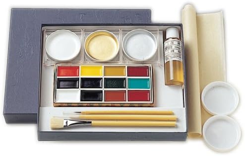 4-16 Japanese Painting Paint Face Color Set, 12, Multi