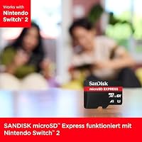 SanDisk microSD Express Speicherkarte 256 GB Funktioniert mit Nintendo Switch™ 2 (5,3K, 4K UHD & RAW-Bildaufnahmen, Lesen bis zu 880 MB/s & Schreiben bis zu 650 MB/s, RescuePRO Deluxe) – Ansicht 2