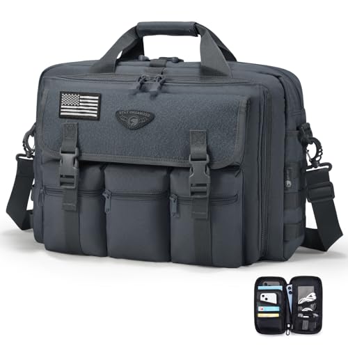 Stypos Tactical Laptop Bag for Men, 17.3 Inch Briefcase