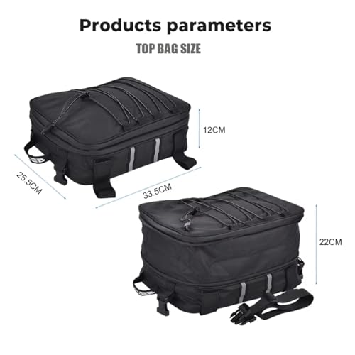 Bolsa lateral para motocicleta compatible con Benelli TRK 502 X y bicicletas deportivas 3