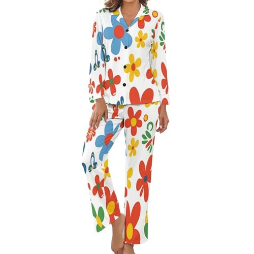 Pyjama femme grande taille ensemble d'intérieur ample et confortable