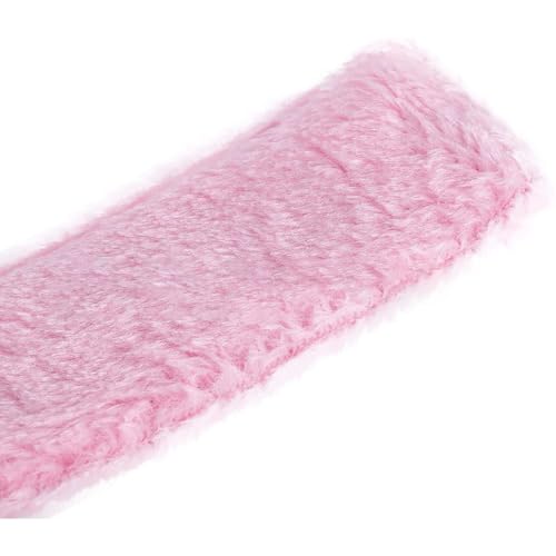 Pink Fluffy Leather Bracelet Adjustable Body Chains Anklets Bracelet Fluffy Handcuffs for Ankles and Wrist Adult Cosplay Bracelet for Women Men3