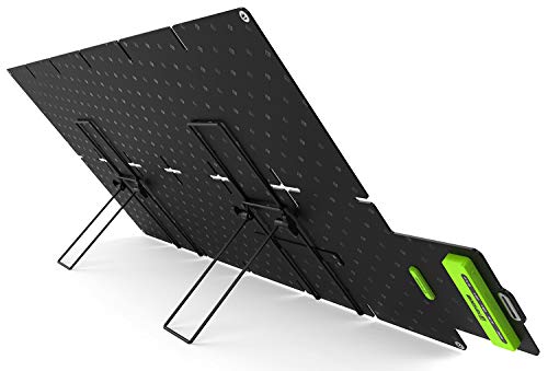 Topsolar 100W Monocrystalline Portable Folding Solar Panel Charger Kit with Dual USB 5V + 18V DC Output for Portable Power Stations, Mobile Phones, Laptops, Camping, 12V RV Marine Car Batteries - Image 3