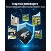 128GB Micro SD Card for Security Cameras, Read Speed up to 100 MB/s, C10, U3, V30, A1, Memory Card for Security Camera, Dashcam, Black