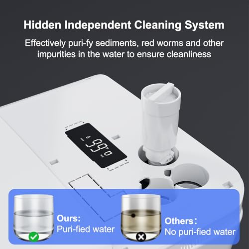 Image of Luxury Smart Toilet with Heated Seat & Instant Warm Water with Remote Control Bidet,Hidden Foam Shield,Air Purification,One Piece Tankless Toilet with ADA Comfort Height,LED Display