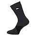 OTTER wasserdichte atmungsaktive Socken Damen und Herren.Geeignet für Outdoor-Aktivitäten wie Golf, Laufen, Radfahren,Bergwandern und Wandern. Die Coolmax® (Grau schwarz, Groß (42-46))
