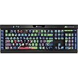 Skinit Decal Skin Compatible with K95 RGB Platinum Mechanical Gaming Keyboard - Officially Licensed Disney Stitch Personalities Design