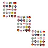 Toyvian 75pièces Ailettes De Fléchettes Décoratives Pet Durables Accessoires Légers po...