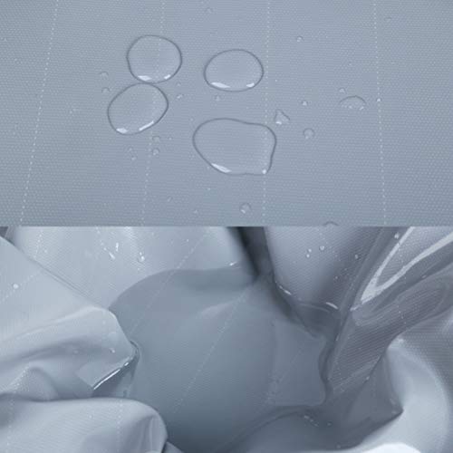 OKUOKA cobertizo lona impermeable gris 2x2m protector solar retráctil 4
