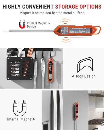 Image of LABART ThermoPro TP15H Digital Thermometer Waterproof Thermometer with Long Probe Instant Read Thermometer