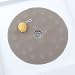 Comfort Foam Shower Mat with Center Drain Hole - Tan