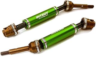 Integy RC Model C28408GREEN Telescopic Rear Universal Drive Shaft (2) for 1/10 Slash 4X4 & Stampede 4X4