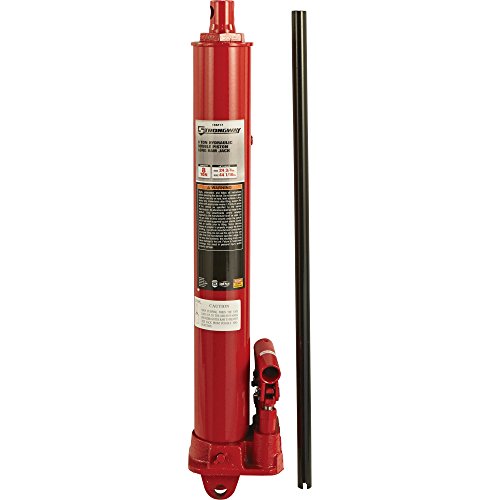 Strongway 8-Ton Long Ram Hydraulic Jack - Double Piston, Clevis Base #TOP1