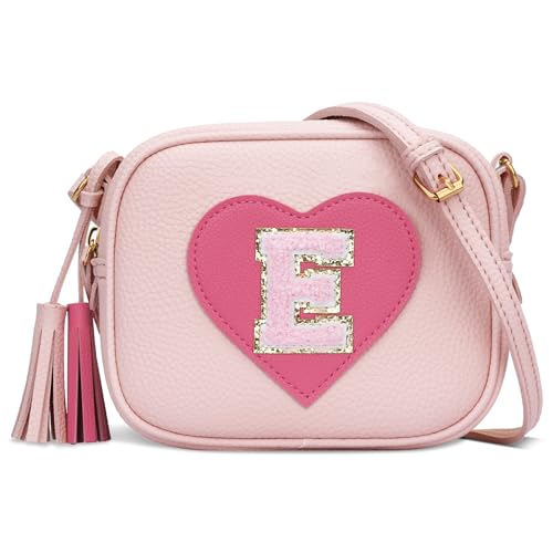Image of KKXIU Birthday Gifts for Girls Initial Toddler Purse Cute Kids Crossbody Bag
