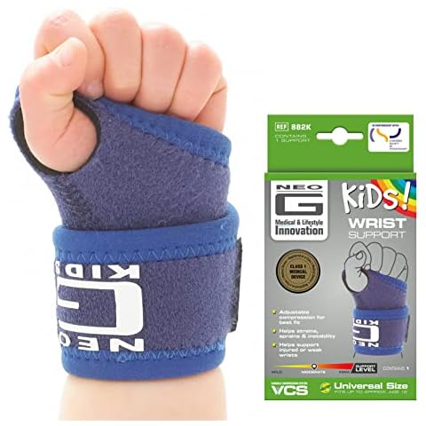 Neo G Kids Wrist Support for Joint Pain, Sprains, Strains, Instability, Juvenile Arthritis - Adjustable Compression Hand Support Right Hand or Left Hand - Class 1 Medical Device Cover