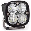 Baja Designs Squadron Pro Black LED Light Pod (Driving/Combo; Clear)