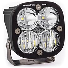Baja Designs Squadron Pro Black LED Light Pod Driving/Combo; Clear