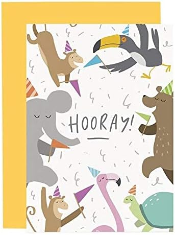 Old English Co. Child's 3rd Birthday Card - A6, Birthday Bear | Happy & Funny Kids Occasion Cards | Suitable for 3 Year Old Boys & Girls | Blank Inside & Envelope Included