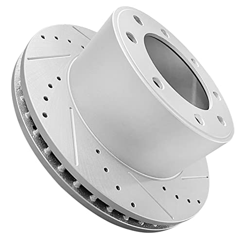 Weize Rear Drilled Slotted Brake Disc Rotors Ceramic Brake Pads Replacement For 2005-2012 Ford F-250 F-350 Super Duty Brake Pads And Rotors Kit,4Pcs Set #TOP5