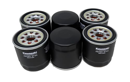 Kawasaki (6-Pack) 49065-0734 Oil Filter Fits 49065-7010 49065-0724 OEM
