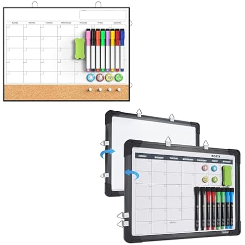 Double-Sided Whiteboard Calendar Cover