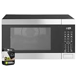 GE GCST10A1WSS 3-in-1 Microwave Oven 1,050 Watts Air Fryer Broiler & Convection 1.0 Cu. Ft Bundle with 2 YR CPS Enhanced...