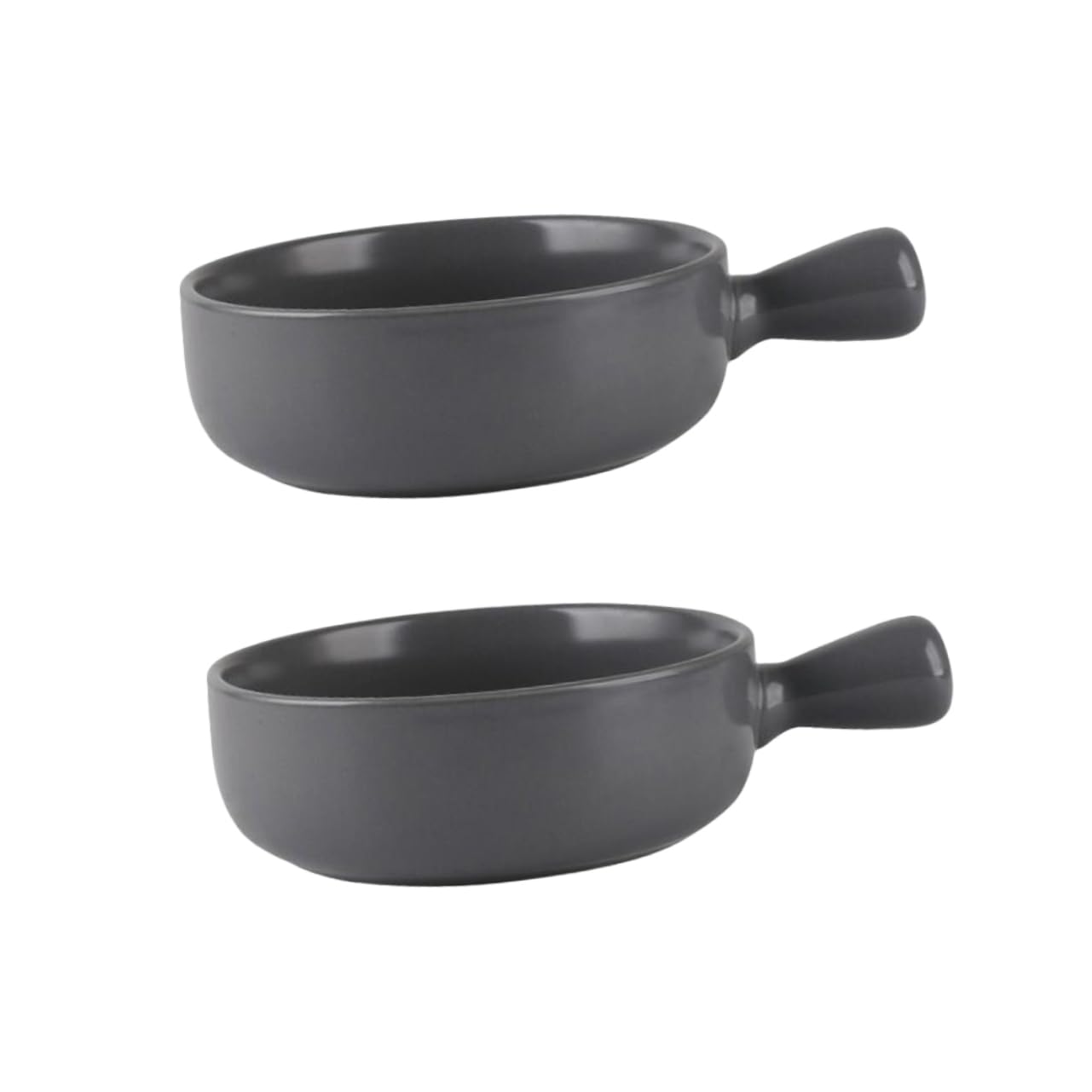 Assiettes à pâtisserie OUNONA au four, grands plats de service gris foncé pour repas en famille