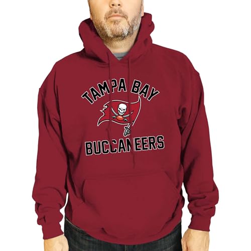 Image of Team Fan Apparel NFL Gameday Hoodie Pullover Sweatshirt for Men and Women | Officially licensed NFL Gameday fleece pullover - kangaroo pocket, ribbed cuffs, drawstring hood, unisex fit
