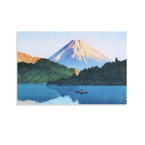 川瀬巴水 日本の浮世絵画家、版画ポスター (156) 壁アート プリント リビング 寝室 ダイニングルーム バスルーム ホーム装飾16x24inch(40x60cm)