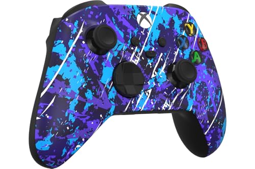 Image of Custom Controllerzz Wireless Controller for Microsoft Xbox Series X /S & Xbox One - Custom Soft Touch Feel - Custom Series X /S Controller (X /S Midnight Surge)
