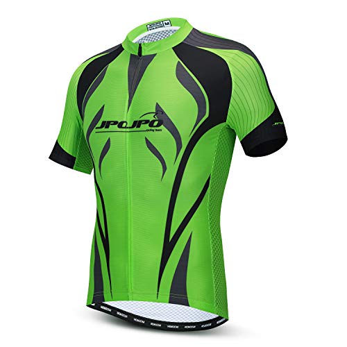 Cycling Jersey Men Higher Quality Bike Short Sleeve with 4 Rear Pockets Summer,Quick Dry Shirt S-3XL