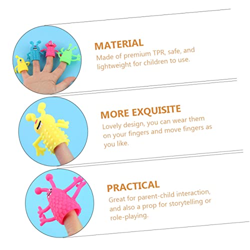 jojofuny Conjunto De 12 Peças Fantoche De Dedo Monstrinho Brinquedos Para Crianças Fantoches De Dedo