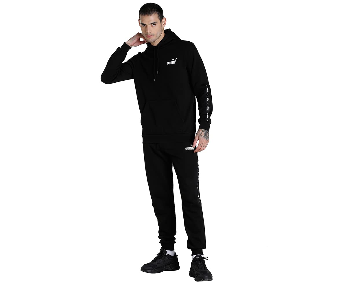 PUMA ESS+ Tape Hoodie FL Sudadera Hombre (Pack de 1)