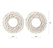 Wall Mirror Macrames Beautiful 2PCS Style Handmade Macrame Outsky Hanging Boho Fringe Round Decorative for Apartment Living Room Bedroom Baby Nursery Home Decor