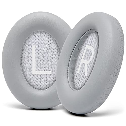 WC Wicked Cushions Upgraded Replacement Ear Pads for Bose 700 Noise Cancelling Headphones (NC700) - Softer PU Leather Luxurious Memory Foam Added Thickness Extra Durable Ear Cushions | (Silver)