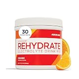 AdvoCare Rehydrate - Electrolyte Drink Mix - Includes Magnesium, Sodium, Potassium & Calcium - Antioxidant & Amino Acid Fortified - Supports Hydration & Recovery - Orange, 12.7 oz