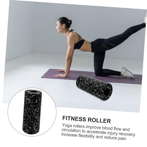 SHERCHPRY Epp Foam Yoga Column Roller para masaje muscular de tejido profundo y fitness, rodillo corporal liviano para alivio de espalda, cuello, hombro y reflexología muscular miniatura 3