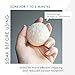 Konjac Sponge Face for Cleansing | Vegan + Microplastic Free | 100% Natural Plant Based | Non-Toxic | Sustainable Biodegradable | Eco-Friendly | Plastic Free Packaging