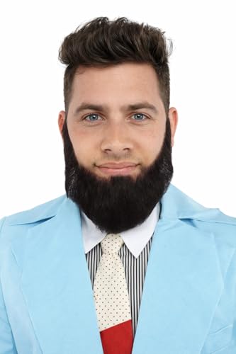 BC GOODS BY Classic Chin Curtain Long Beard for Men,