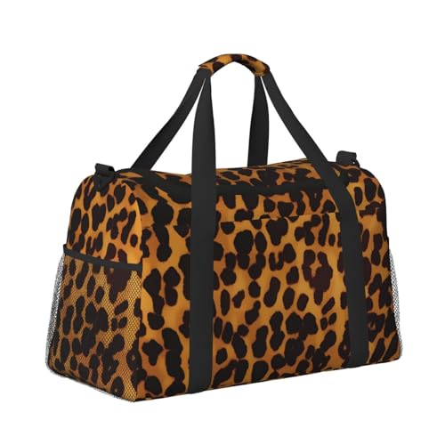 Cool Cheetah Leopard Travel Duffel Bag Lightweight Waterproof Carry On Tote Bag Foldable Weekender Overnight Bags Sport Gym Bag For Women Men3