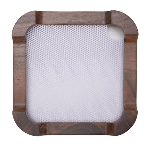 Support de bureau pour ordinateur M4 en noyer idéal pour le télétravail
