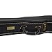 Crossrock SG Electric Guitar Case -Vintage Hardware, Sponge Lining, Metal Feet, Storage Space-Black (CRW520SGBK)
