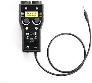 Saramonic SmartRig+ Audio Mixer 2 Channel XLR/3.5 mm, Black