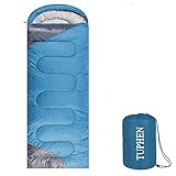 Schlafsack - 3-4 Jahreszeiten Camping Schlafsäcke für Erwachsene Kinder Mädchen Jungen - kompakter Schlafsack für Wandern, Rucksacktourismus - leichtes wasserdichtes verpackbares Reisegepäck