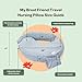 My Brest Friend Inflatable Travel Nursing Pillow for Breastfeeding, Bottlefeeding & Posture Support with Slipcover, Horizon